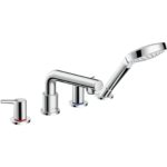Внешняя часть смесителя для ванны hansgrohe Talis S на край ванны на 4 отверстия 72418000 хром-фото1