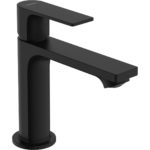 Смеситель для раковины hansgrohe Rebris E 110 CoolStart со сливным гарнитуром 72589670 матовый черный-фото1