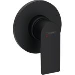 Внешняя часть смесителя для душа hansgrohe Rebris E скрытого монтажа 72659670 матовый черный-фото1