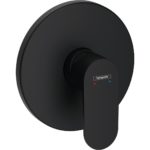 Внешняя часть смесителя для душа hansgrohe Rebris S скрытого монтажа 72667670 матовый черный-фото1