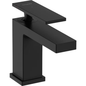 Смеситель для раковины hansgrohe Tecturis E 80 EcoSmart CoolStart 73001670 матовый черный-фото1