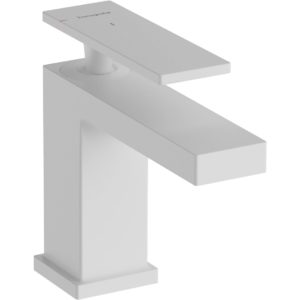 Смеситель для раковины hansgrohe Tecturis E 80 EcoSmart CoolStart 73001700 матовый белый-фото1