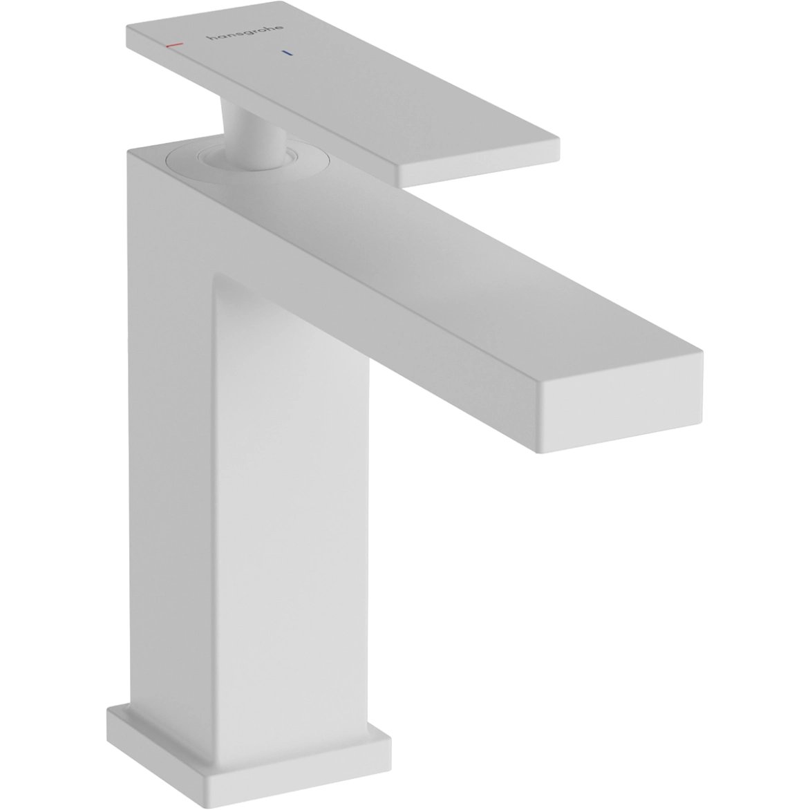 Смеситель для раковины hansgrohe Tecturis E 110 CoolStart EcoSmart 73012700 матовый белый-фото1 Смеситель для раковины hansgrohe Tecturis E 110 CoolStart EcoSmart 73012700 матовый белый-фото1