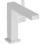 Смеситель для раковины hansgrohe Tecturis E 110 Fine CoolStart EcoSmart 73021700 матовый белый-фото1