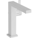 Смеситель для раковины hansgrohe Tecturis E 150 Fine CoolStart EcoSmart 73041700 матовый белый-фото1