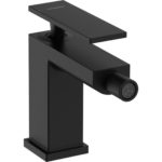 Смеситель для биде hansgrohe Tecturis E со сливным гарнитуром 73200670 матовый черный-фото1