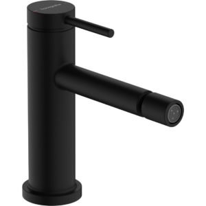 Смеситель для биде hansgrohe Tecturis S со сливным гарнитуром 73201670 матовый черный-фото1