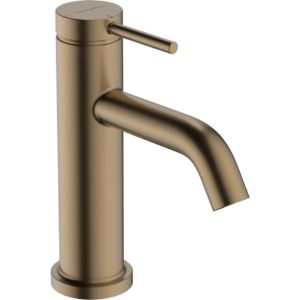 Cмеситель для раковины hansgrohe Tecturis S 80 CoolStart EcoSmart 73301140 шлифованная бронза-фото1