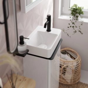 Cмеситель для раковины hansgrohe Tecturis S 80 CoolStart EcoSmart 73301670 матовый черный-фото2
