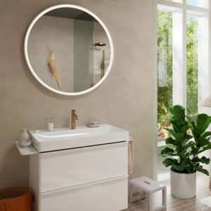 Cмеситель для раковины hansgrohe Tecturis S 110 EcoSmart с донным клапаном 73310140 шлифованная бронза-фото4