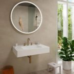 Смеситель для раковины hansgrohe Tecturis S 150 EcoSmart со сливным клапаном Push-Open 73330140 шлифованная бронза-фото3