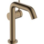 Смеситель для раковины hansgrohe Tecturis S 150 Fine CoolStart EcoSmart 73341140 шлифованная бронза-фото1