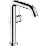 Смеситель для раковины hansgrohe Tecturis S 210 Fine CoolStart EcoSmart cо сливным гарнитуром Push-Open 73360000 хром-фото1