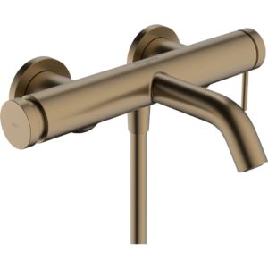 Смеситель для ванны hansgrohe Tecturis S 73422140 шлифованная бронза-фото1