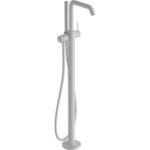 Смеситель для ванны hansgrohe Tecturis S напольного монтажа 73440700 матовый белый-фото1