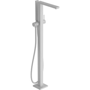 Смеситель для ванны hansgrohe Tecturis E напольного монтажа 73445700 матовый черный-фото1