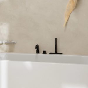 Cмеситель для ванны hansgrohe Tecturis S на 3 отверстия 73447670 матовый черный-фото3