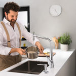 Metris Select M71 Кухонный смеситель однорычажный 320 с вытяжным душем 2jet sBox 73816000-фото3
