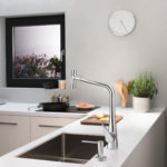 Metris Select M71 Кухонный смеситель однорычажный 320 с вытяжным душем 2jet sBox 73816000-фото5