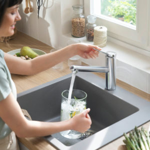 Zesis M33 Кухонный смеситель однорычажный 150 Eco 1jet 74811000-фото2