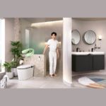 Vivenis Смеситель для раковины однорычажный 110 CoolStart со сливным гарнитуром 75023670-фото3