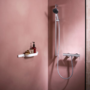 Крючок hansgrohe WallStoris широкий для крепления на штангу 27914700 матовый белый-фото2