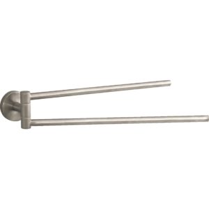 Держатель для полотенец hansgrohe Logis двойной 40512820 шлифованный никель-фото1