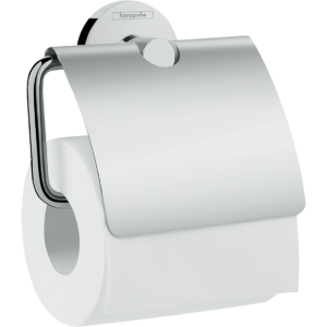 Держатель для туалетной бумаги hansgrohe Logis Universal с крышкой 41723000 хром-фото1