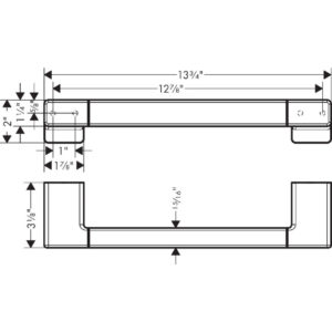 Поручень hansgrohe AddStoris 41744000 хром-фото3