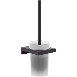 Туалетный ершик hansgrohe AddStoris настенный 41752670 матовый черный-фото1