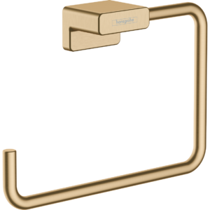 Держатель для полотенец hansgrohe AddStoris кольцевой 41754140 шлифованная бронза-фото1