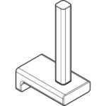 Держатель запасного рулона т/бумаги hansgrohe AddStoris 41756340 шлифованный черный хром-фото4