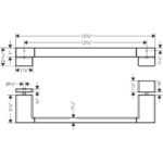 Ручка для двери душевой hansgrohe AddStoris 41759000 хром-фото3