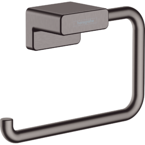 Держатель для туалетной бумаги hansgrohe AddStoris 41771340 шлифованный черный хром-фото1