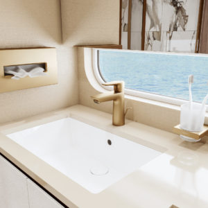 Держатель для салфеток hansgrohe AddStoris 41774140 шлифованная бронза-фото2