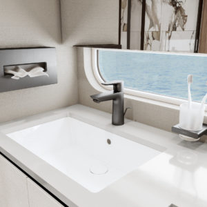 Держатель для салфеток hansgrohe AddStoris 41774340 шлифованный черный хром-фото2