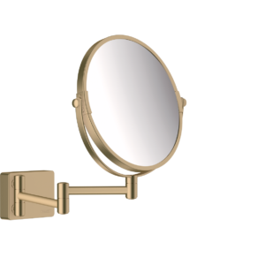 Косметическое зеркало hansgrohe AddStoris 41791140 шлифованная бронза-фото1