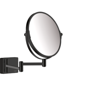 Косметическое зеркало hansgrohe AddStoris 41791670 матовый черный-фото1