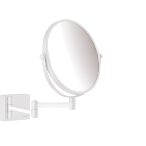Косметическое зеркало hansgrohe AddStoris 41791700 матовый белый-фото1