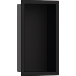 Полка ниша встраиваемая hansgrohe XtraStoris Original с рамой 30х15х10 см 56057670 матовый черный-фото1