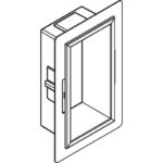 Полка ниша встраиваемая hansgrohe XtraStoris Original с рамой 30х15х10 см 56057670 матовый черный-фото10