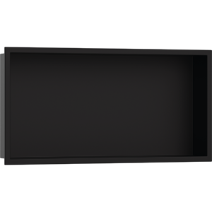 Полка ниша встраиваемая hansgrohe XtraStoris Original с рамой 30х60х10 см 56064670 матовый черный-фото1