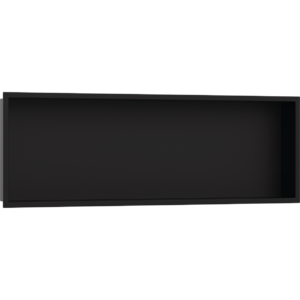 Полка ниша встраиваемая hansgrohe XtraStoris Original с рамой 30х90х10 см 56067670 матовый черный-фото1
