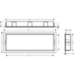 Полка ниша встраиваемая hansgrohe XtraStoris Original с рамой 30х90х10 см 56067700 матовый белый-фото4