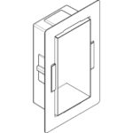 Полка ниша встраиваемая hansgrohe XtraStoris Minimalistic с рамой 30х15х10 см 56070700 матовый белый-фото5