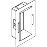 Полка ниша встраиваемая hansgrohe XtraStoris Minimalistic с рамой 30х15х10 см 56070700 матовый белый-фото6