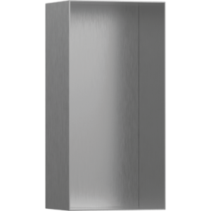 Полка ниша встраиваемая hansgrohe XtraStoris Minimalistic с рамой 30х15х10 см 56070800 под сталь-фото1