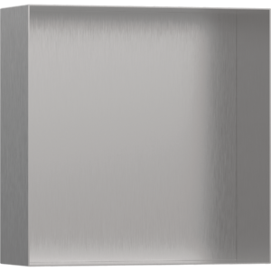 Полка ниша встраиваемая hansgrohe XtraStoris Minimalistic с рамой 30х30х10 см 56073800 под сталь-фото1