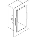 Полка ниша встраиваемая hansgrohe XtraStoris Minimalistic с рамой 30х15х14 см 56076670 матовый черный-фото4