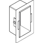 Полка ниша встраиваемая hansgrohe XtraStoris Minimalistic с рамой 30х15х14 см 56076670 матовый черный-фото5